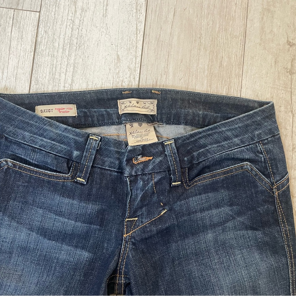 William Rast Savoy Blue Boot Cut Jeans - Y2K Vintage Size 27 - Picture 5 of 5